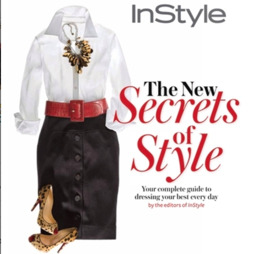 Hardcover Coffee Table Book, Instyle the New Secrets of Style